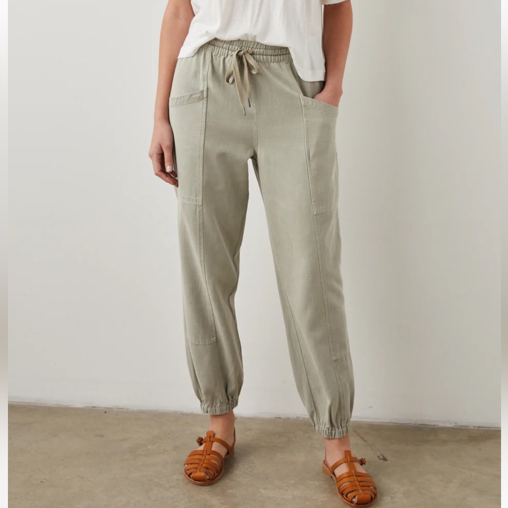 Rails Haven Joggers Size XL Sage Green Casual Athleisure Comfort NWOT